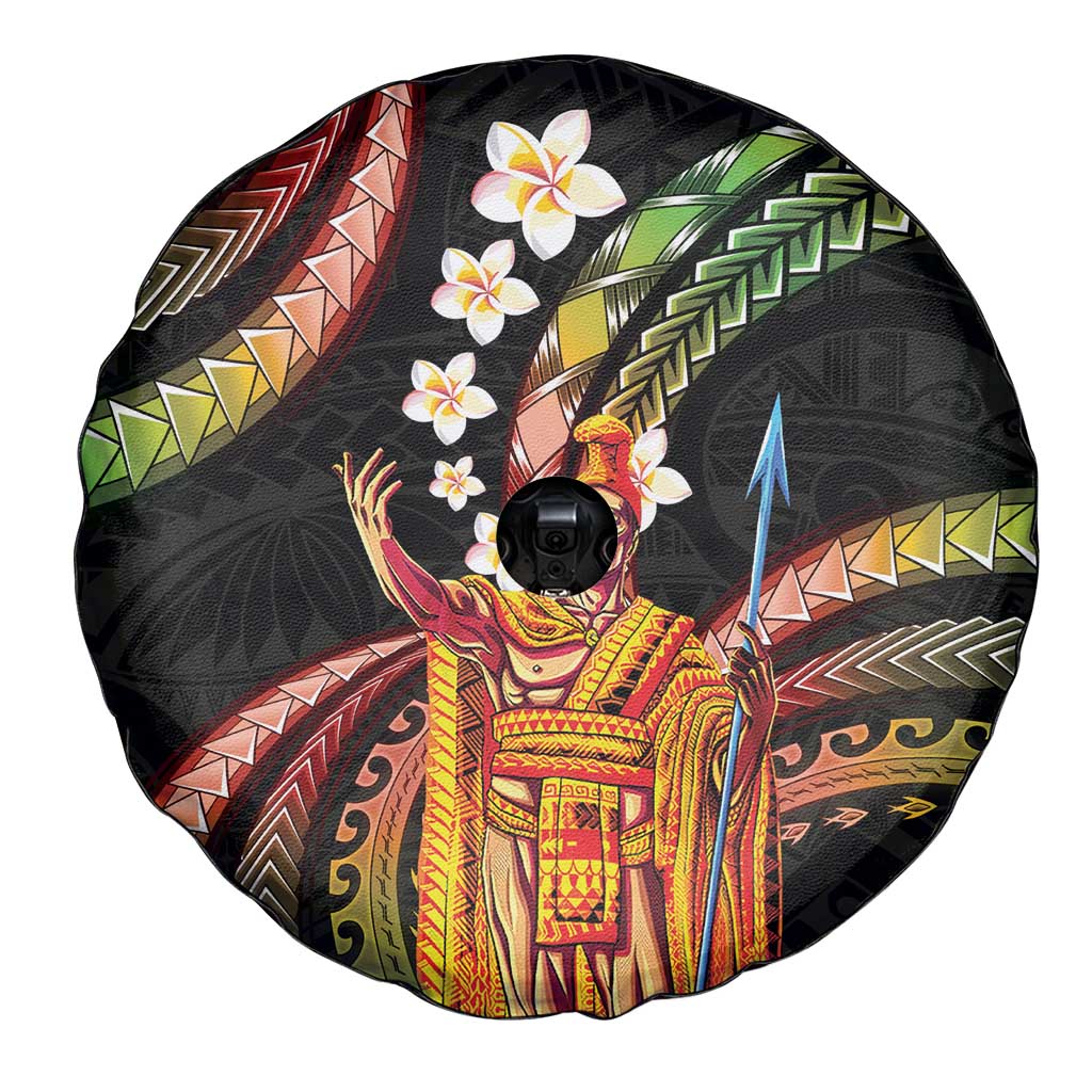 Hawaii King Kamehameha Spare Tire Cover Fantastic Plumeria Reggae
