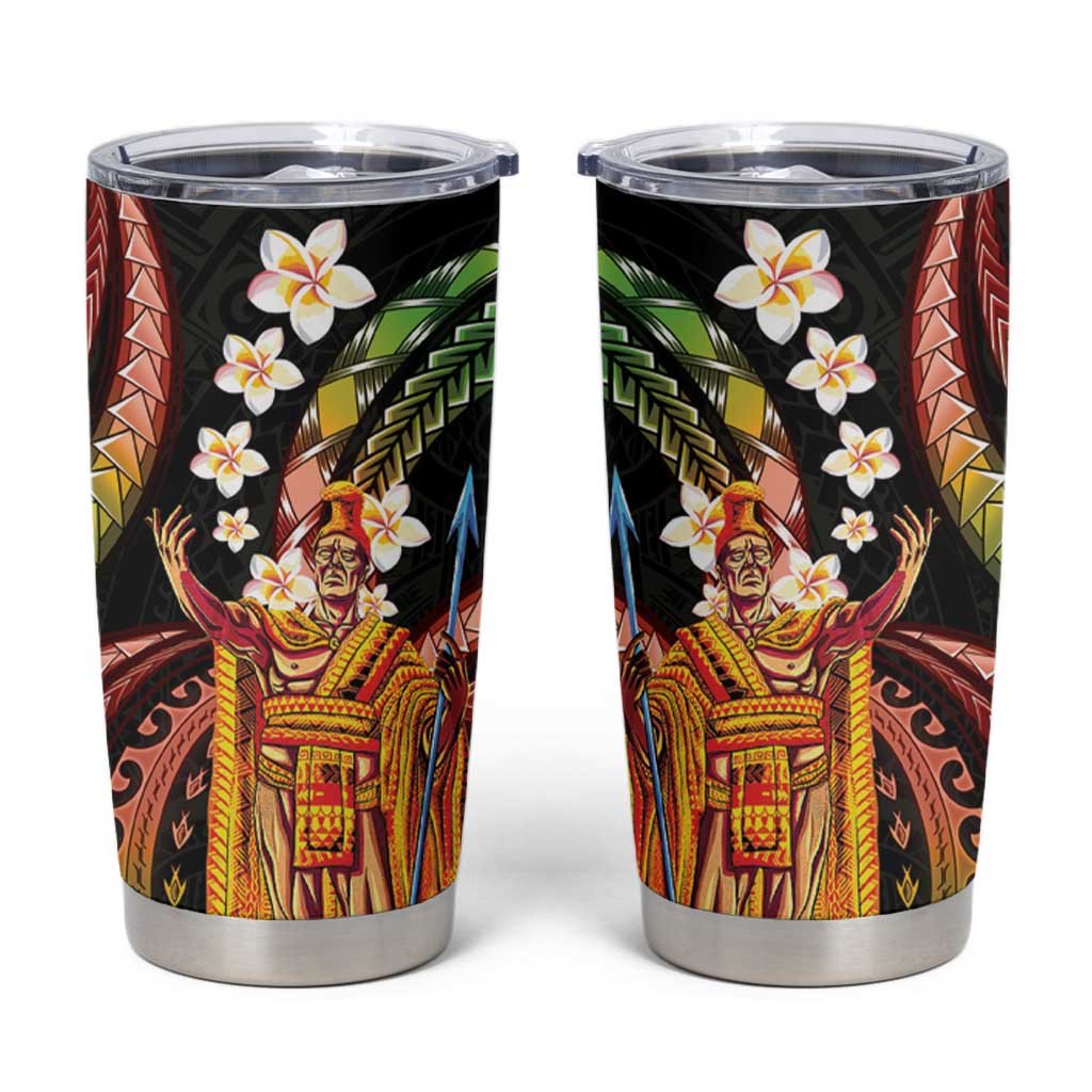 Hawaii King Kamehameha Tumbler Cup Fantastic Plumeria Reggae