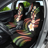 Hawaii Plumeria Reggae Car Seat Cover Polynesian Pattern