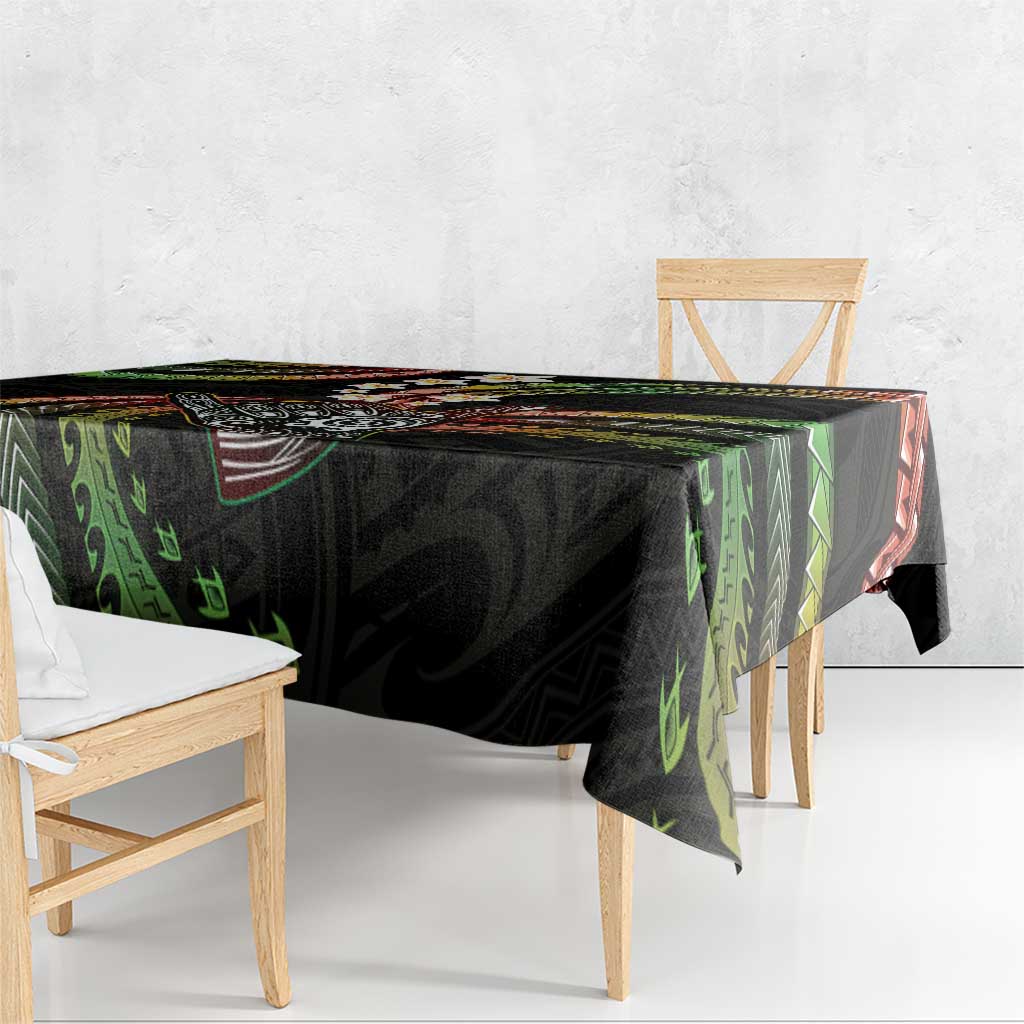 Hawaii Shaka Sign Tablecloth Fantastic Frangipani Reggae