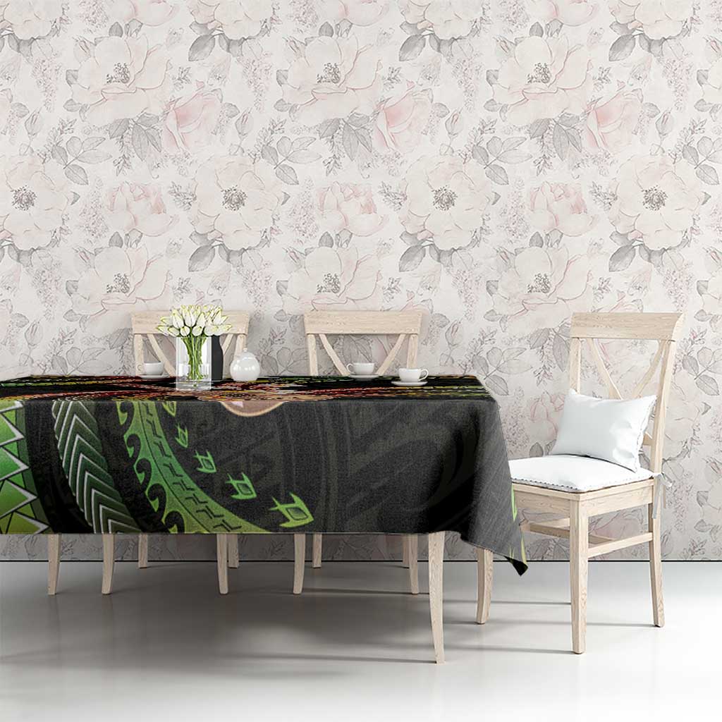 Hawaiian Ukulele Tablecloth Jawaiian Fantastic Plumeria