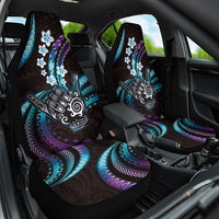 Hawaii Shaka Sign Car Seat Cover Fantastic Frangipani Amethyst Gradient
