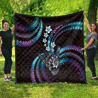 Hawaii Shaka Sign Quilt Fantastic Frangipani Amethyst Gradient