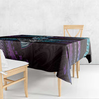 Hawaii Shaka Sign Tablecloth Fantastic Frangipani Amethyst Gradient