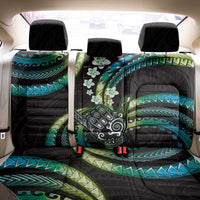 Hawaii Shaka Sign Back Car Seat Cover Fantastic Frangipani Chartreuse Cyan