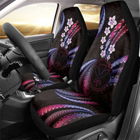Hawaii Map Kanaka Maoli Car Seat Cover Fantastic Frangipani Sweet Dream