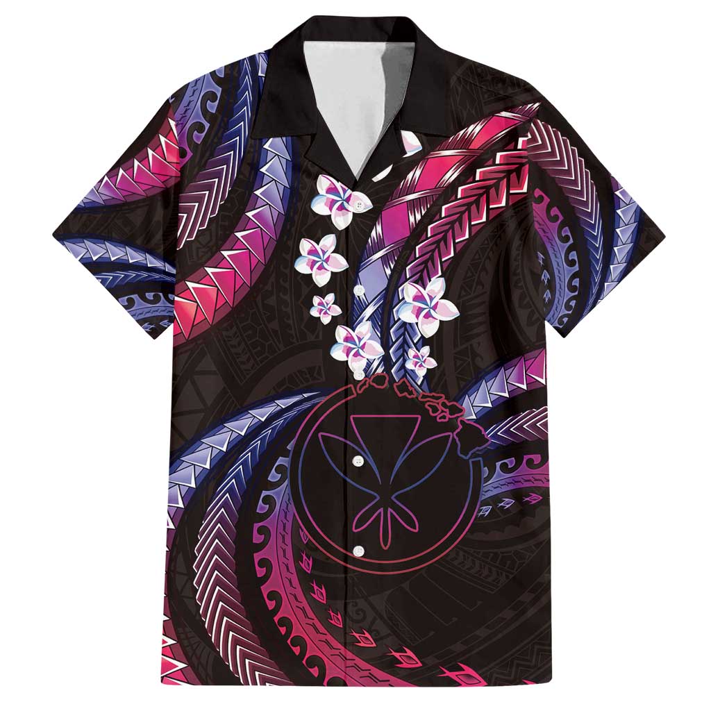 Hawaii Map Kanaka Maoli Family Matching Long Sleeve Bodycon Dress and Hawaiian Shirt Fantastic Frangipani Sweet Dream