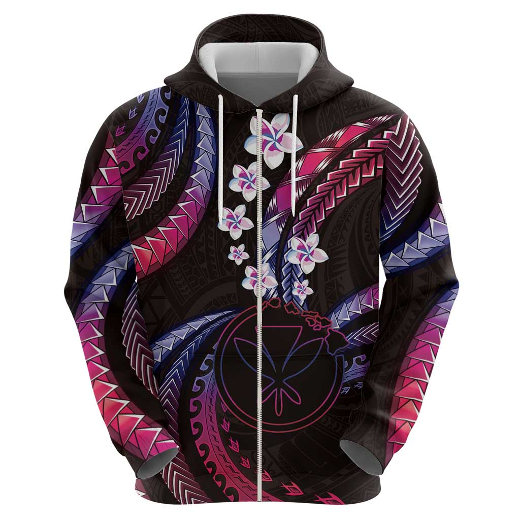 Hawaii Map Kanaka Maoli Hoodie Fantastic Frangipani Sweet Dream