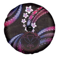 Hawaii Map Kanaka Maoli Spare Tire Cover Fantastic Frangipani Sweet Dream