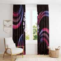 Hawaii Map Kanaka Maoli Window Curtain Fantastic Frangipani Sweet Dream