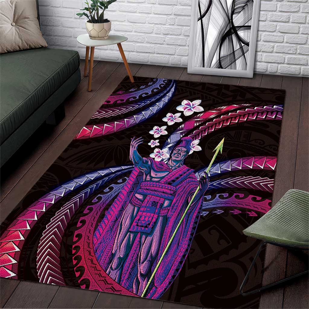 Hawaii King Kamehameha Area Rug Fantastic Plumeria Sweet Vibes