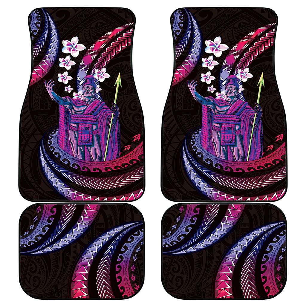 Hawaii King Kamehameha Car Mats Fantastic Plumeria Sweet Vibes