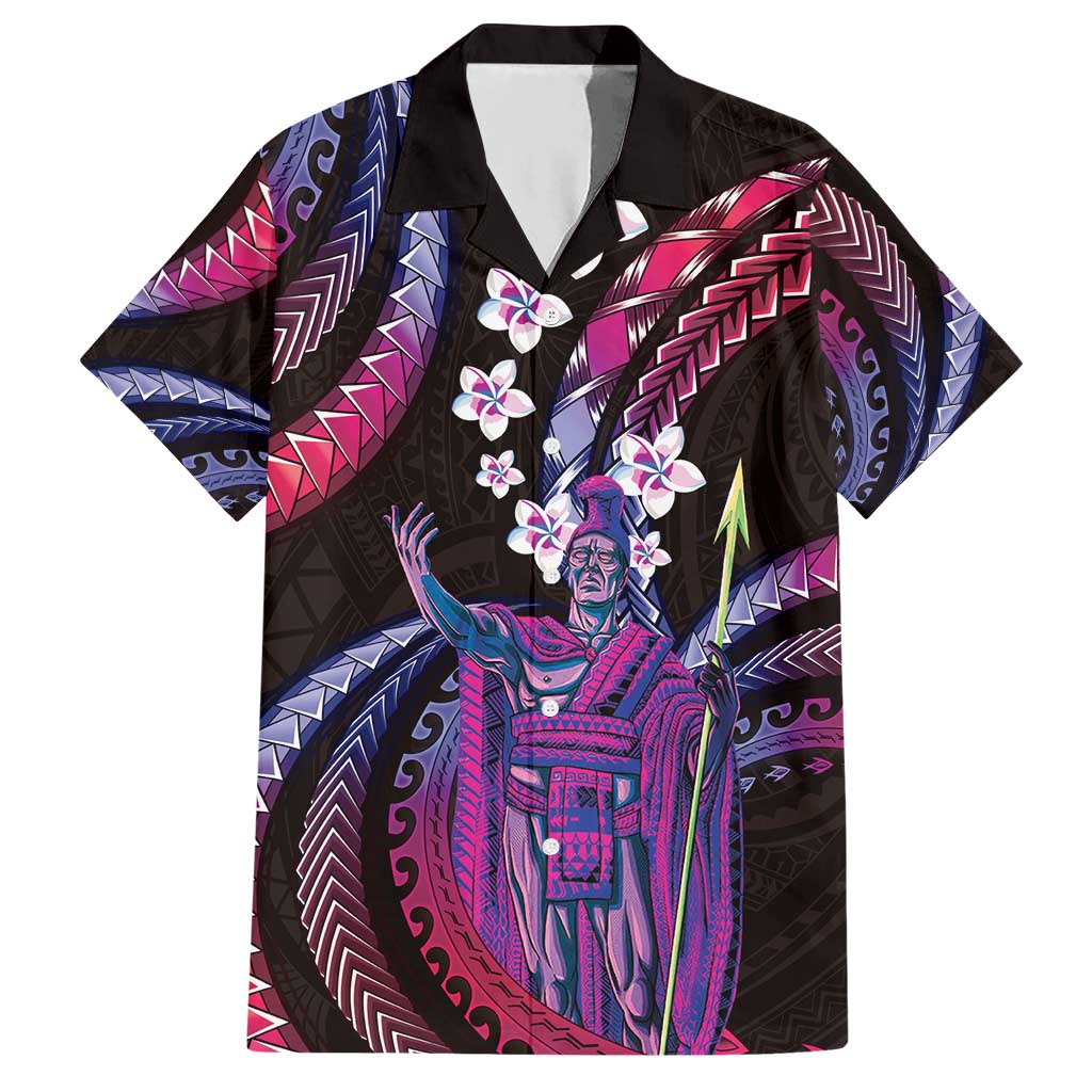 Hawaii King Kamehameha Hawaiian Shirt Fantastic Plumeria Sweet Vibes
