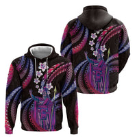 Hawaii King Kamehameha Hoodie Fantastic Plumeria Sweet Vibes