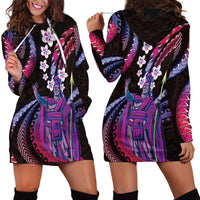 Hawaii King Kamehameha Hoodie Dress Fantastic Plumeria Sweet Vibes