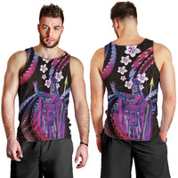 Hawaii King Kamehameha Men Tank Top Fantastic Plumeria Sweet Vibes