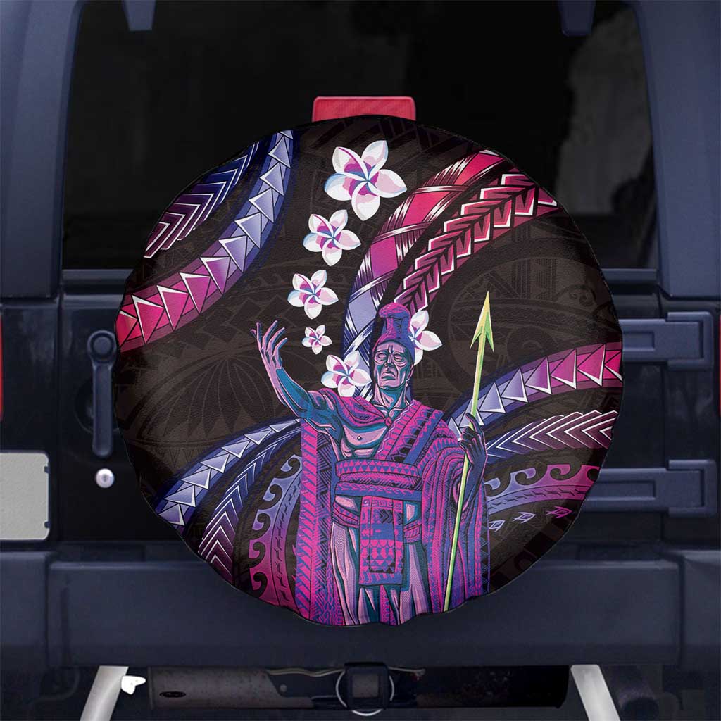 Hawaii King Kamehameha Spare Tire Cover Fantastic Plumeria Sweet Vibes