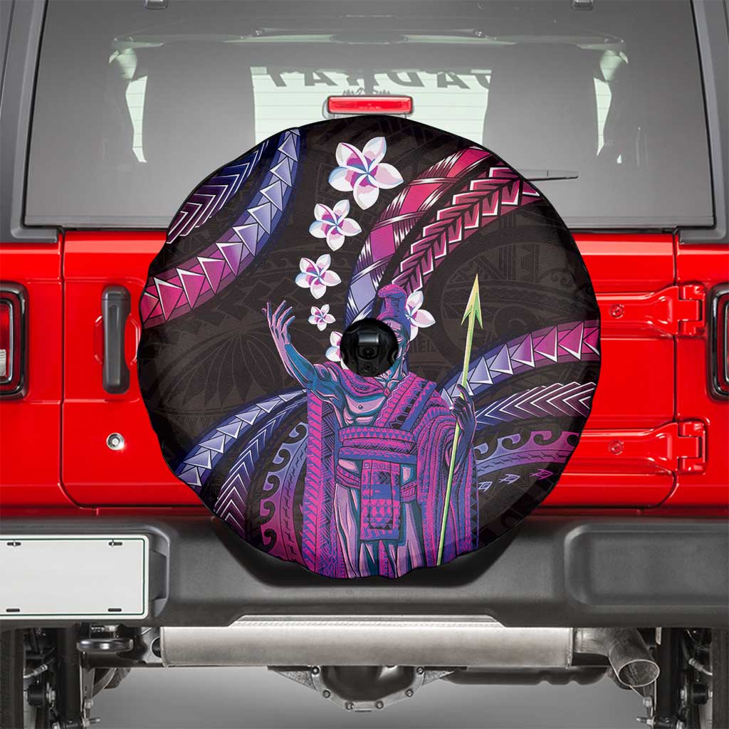 Hawaii King Kamehameha Spare Tire Cover Fantastic Plumeria Sweet Vibes
