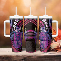 Hawaii King Kamehameha Tumbler With Handle Fantastic Plumeria Sweet Vibes