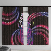 Hawaii King Kamehameha Window Curtain Fantastic Plumeria Sweet Vibes