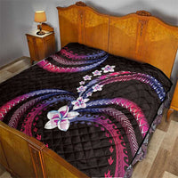 Hawaii Plumeria Quilt Sweet Gradient Polynesian Pattern