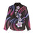 Hawaii Plumeria Women Casual Shirt Sweet Gradient Polynesian Pattern