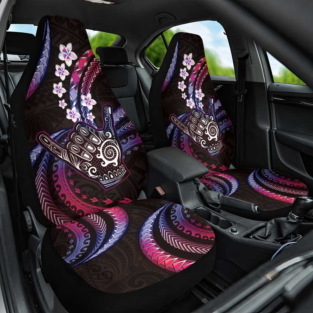 Hawaii Shaka Sign Car Seat Cover Fantastic Frangipani Sweet Vibes