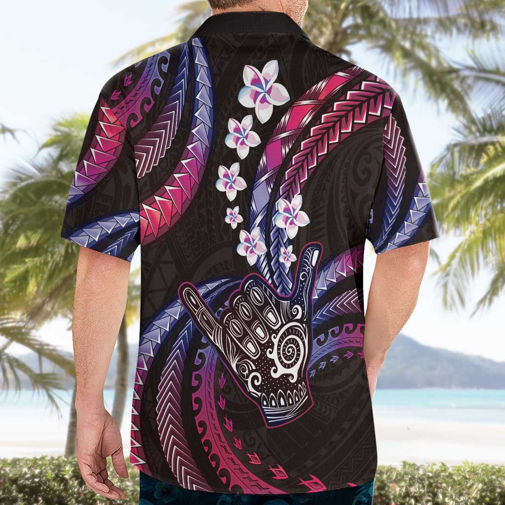 Hawaii Shaka Sign Hawaiian Shirt Fantastic Frangipani Sweet Vibes