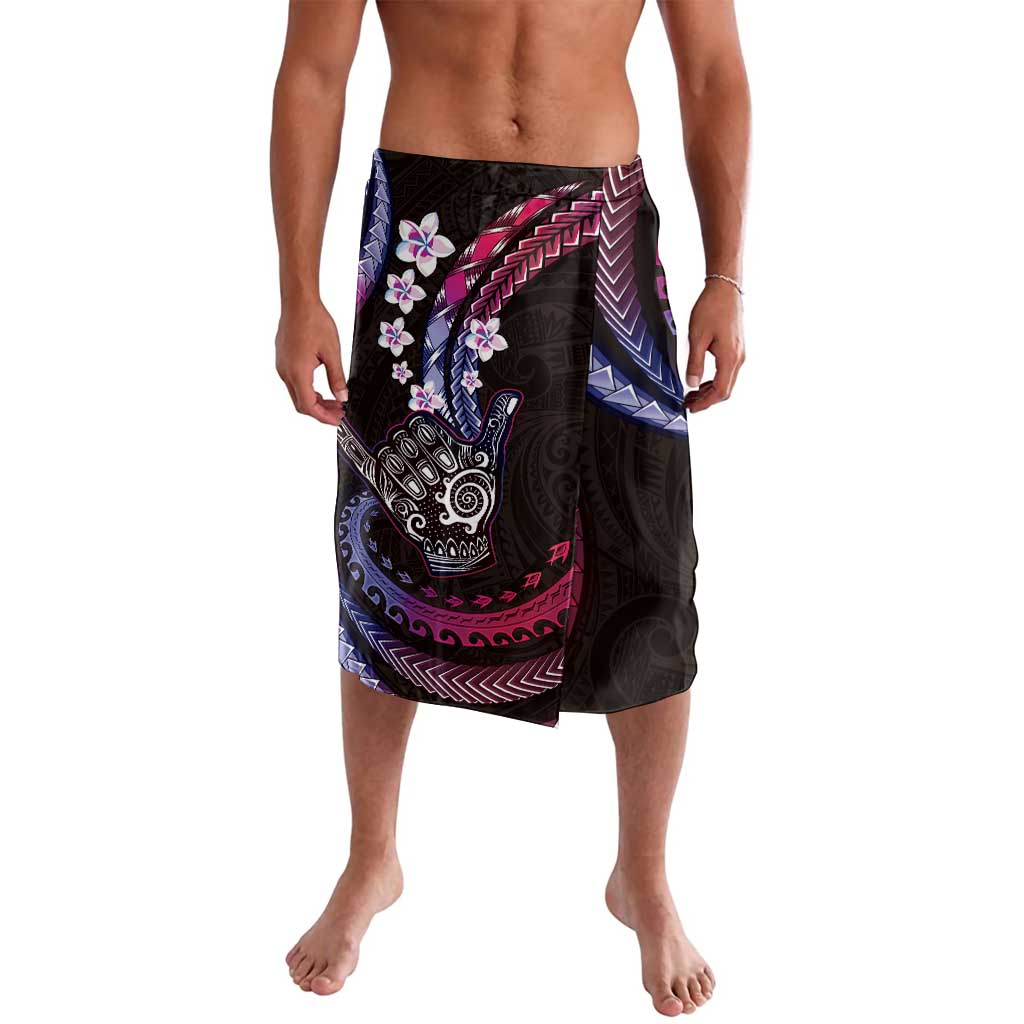 Hawaii Shaka Sign Lavalava Fantastic Frangipani Sweet Vibes LT01 Pink - Polynesian Pride