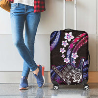 Hawaii Shaka Sign Luggage Cover Fantastic Frangipani Sweet Vibes