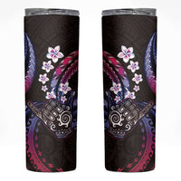 Hawaii Shaka Sign Skinny Tumbler Fantastic Frangipani Sweet Vibes