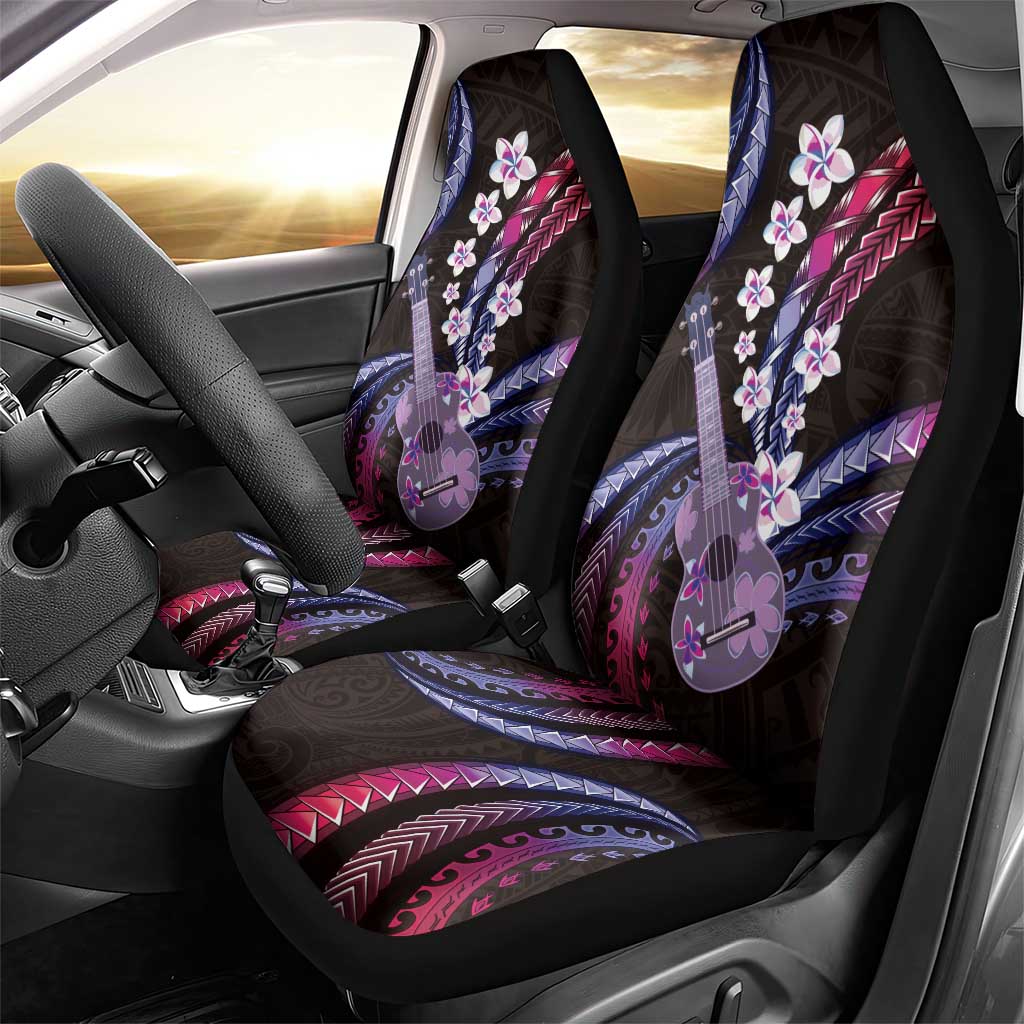 Hawaiian Ukulele Car Seat Cover Sweet Dream Fantastic Plumeria