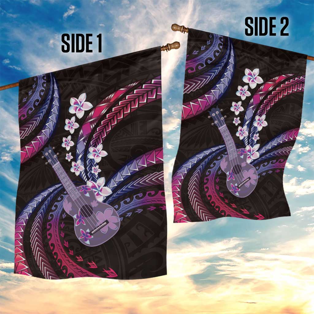Hawaiian Ukulele Garden Flag Sweet Dream Fantastic Plumeria