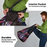 Hawaiian Ukulele Grocery Bag Sweet Dream Fantastic Plumeria