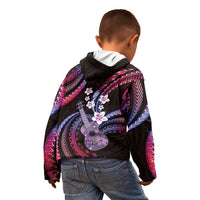 Hawaiian Ukulele Kid Hoodie Sweet Dream Fantastic Plumeria