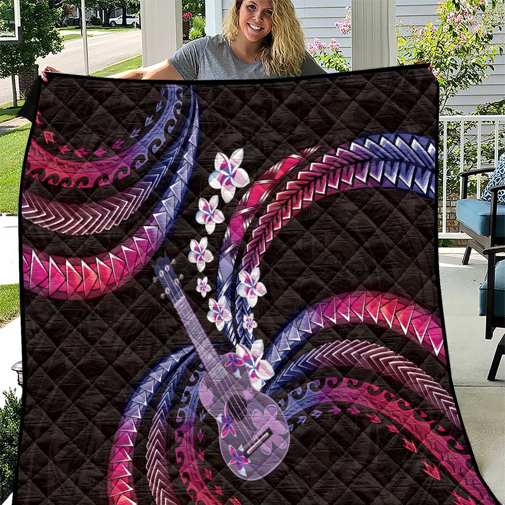 Hawaiian Ukulele Quilt Sweet Dream Fantastic Plumeria