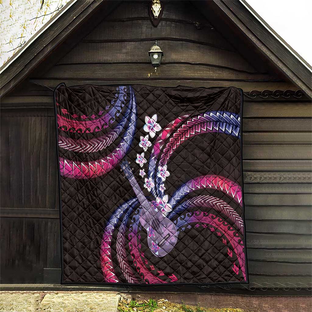 Hawaiian Ukulele Quilt Sweet Dream Fantastic Plumeria