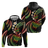 Hawaii Turtles Plumeria Hoodie Reggae Polynesian Pattern LT01 - Polynesian Pride