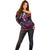 Hawaii Turtles Plumeria Off Shoulder Sweater Sweet Gradient Polynesian Pattern