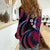 Hawaii Turtles Plumeria Women Casual Shirt Sweet Gradient Polynesian Pattern