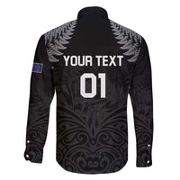 Custom New Zealand 2024 Rugby Family Matching Tank Maxi Dress and Hawaiian Shirt Silver Fern Aotearoa Kiwi