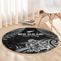 New Zealand 2024 Rugby Round Carpet Silver Fern Aotearoa Kiwi LT01 - Polynesian Pride