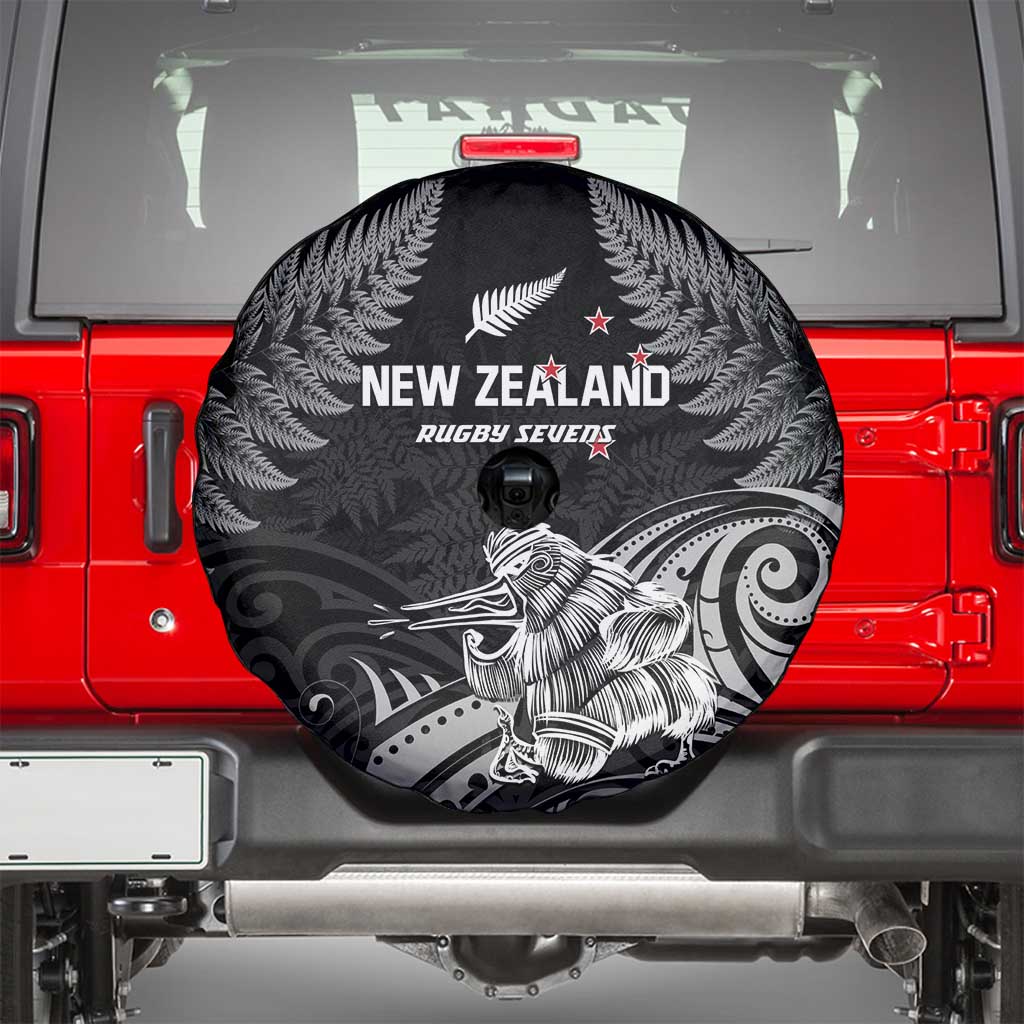 New Zealand 2024 Rugby Spare Tire Cover Silver Fern Aotearoa Kiwi LT01 - Polynesian Pride