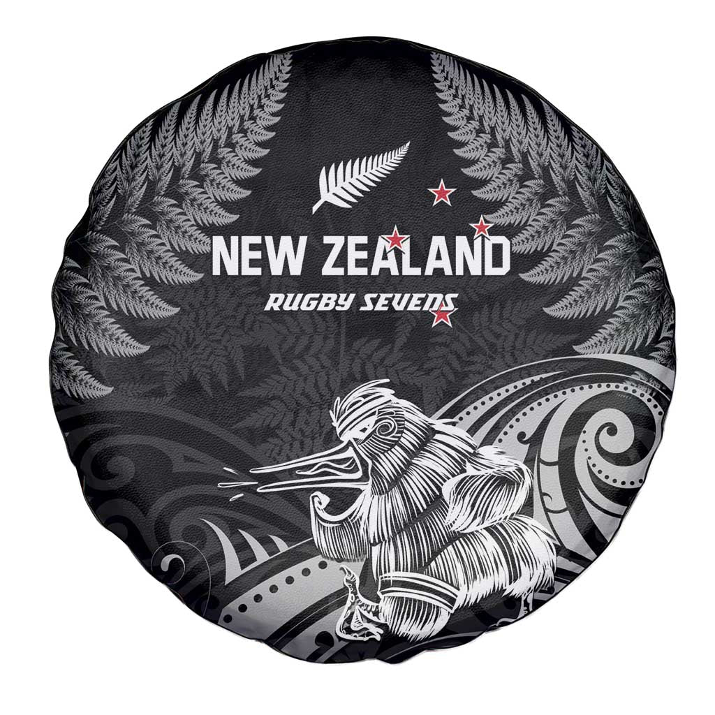 New Zealand 2024 Rugby Spare Tire Cover Silver Fern Aotearoa Kiwi LT01 - Polynesian Pride