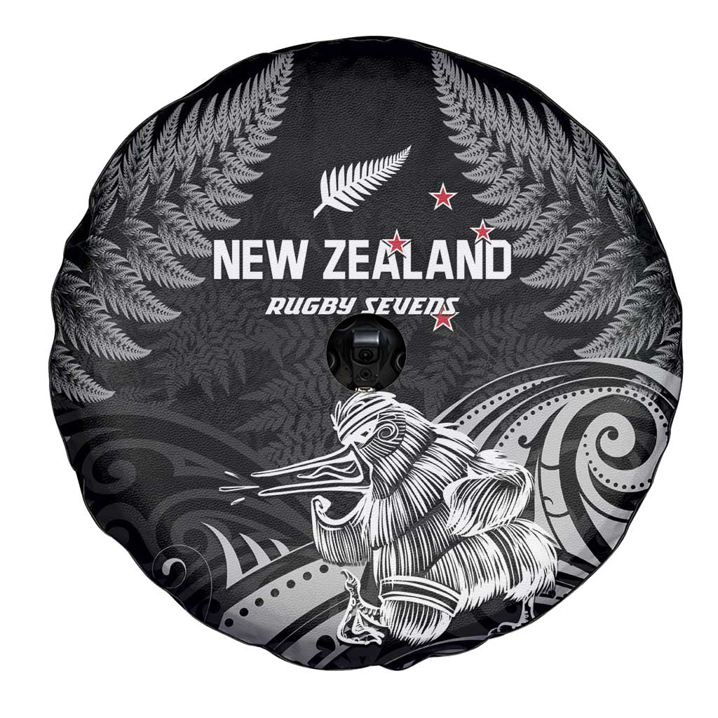 New Zealand 2024 Rugby Spare Tire Cover Silver Fern Aotearoa Kiwi LT01 - Polynesian Pride