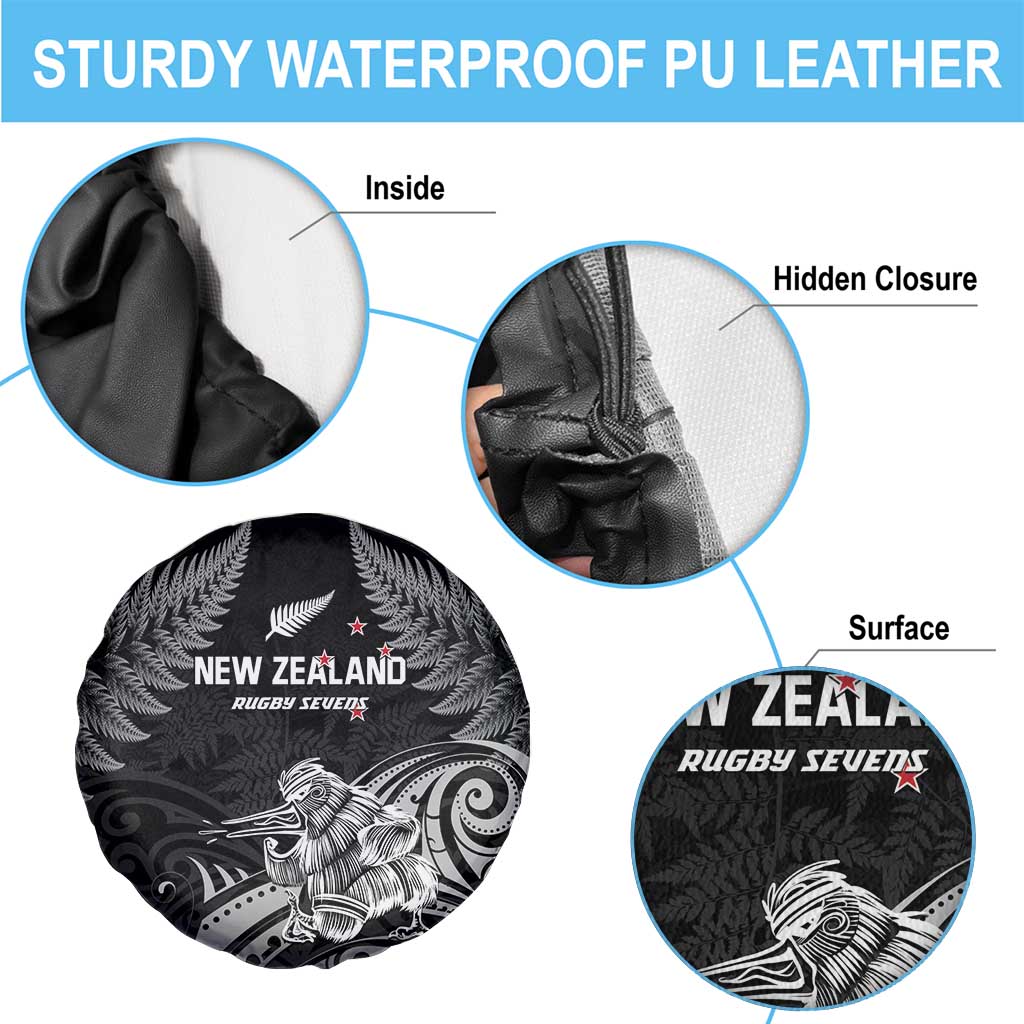New Zealand 2024 Rugby Spare Tire Cover Silver Fern Aotearoa Kiwi LT01 - Polynesian Pride