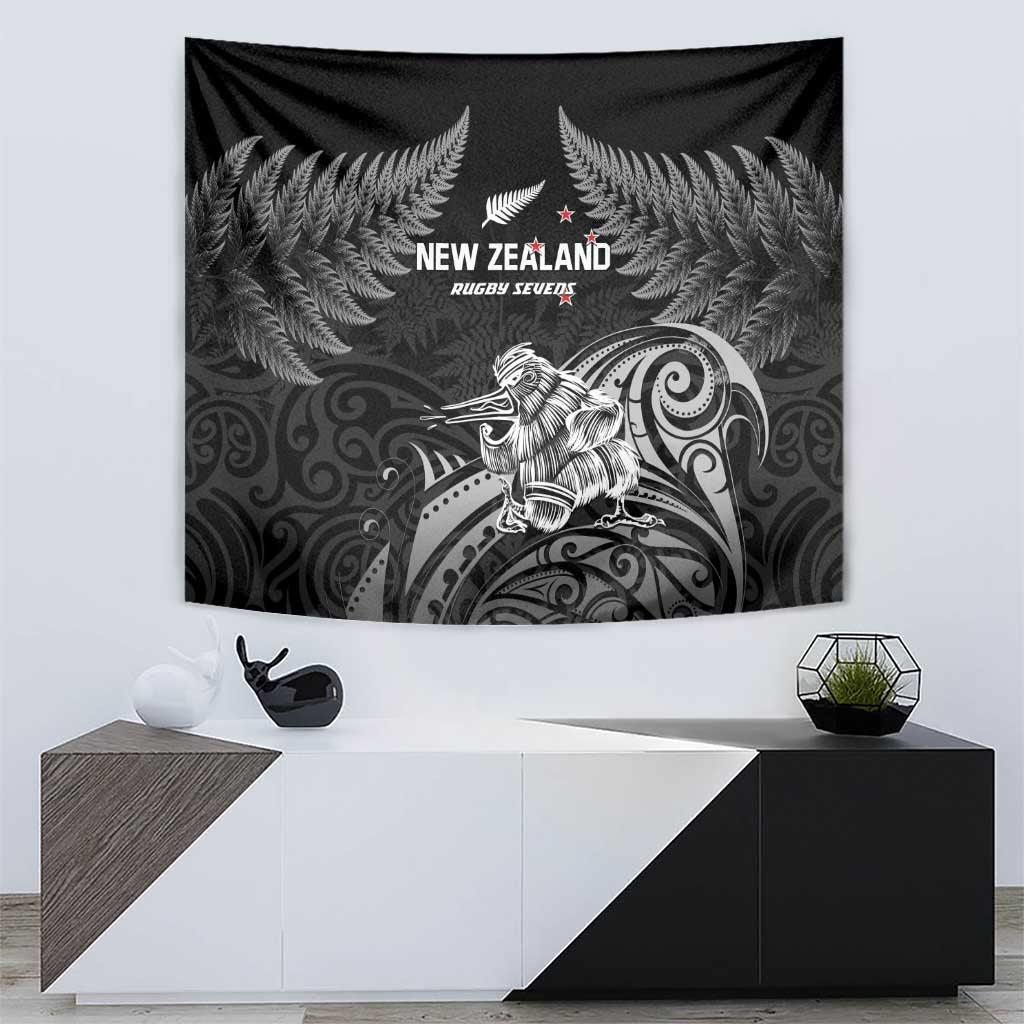 New Zealand 2024 Rugby Tapestry Silver Fern Aotearoa Kiwi LT01 - Polynesian Pride