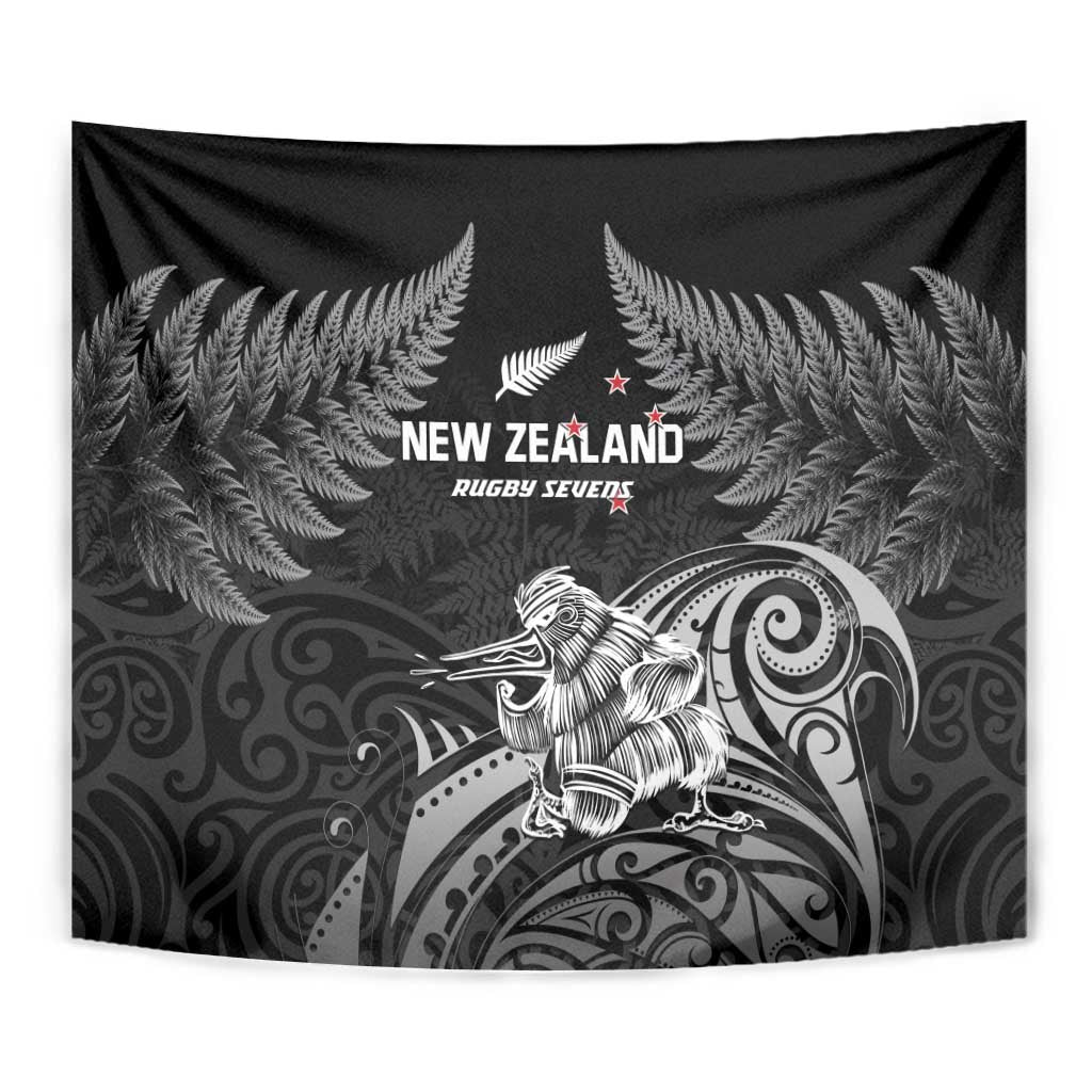 New Zealand 2024 Rugby Tapestry Silver Fern Aotearoa Kiwi LT01 - Polynesian Pride