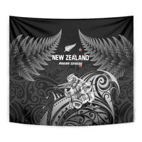 New Zealand 2024 Rugby Tapestry Silver Fern Aotearoa Kiwi LT01 - Polynesian Pride