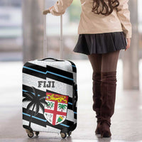 Fiji 2024 Rugby Luggage Cover Fijian Tapa Pattern LT01 - Polynesian Pride